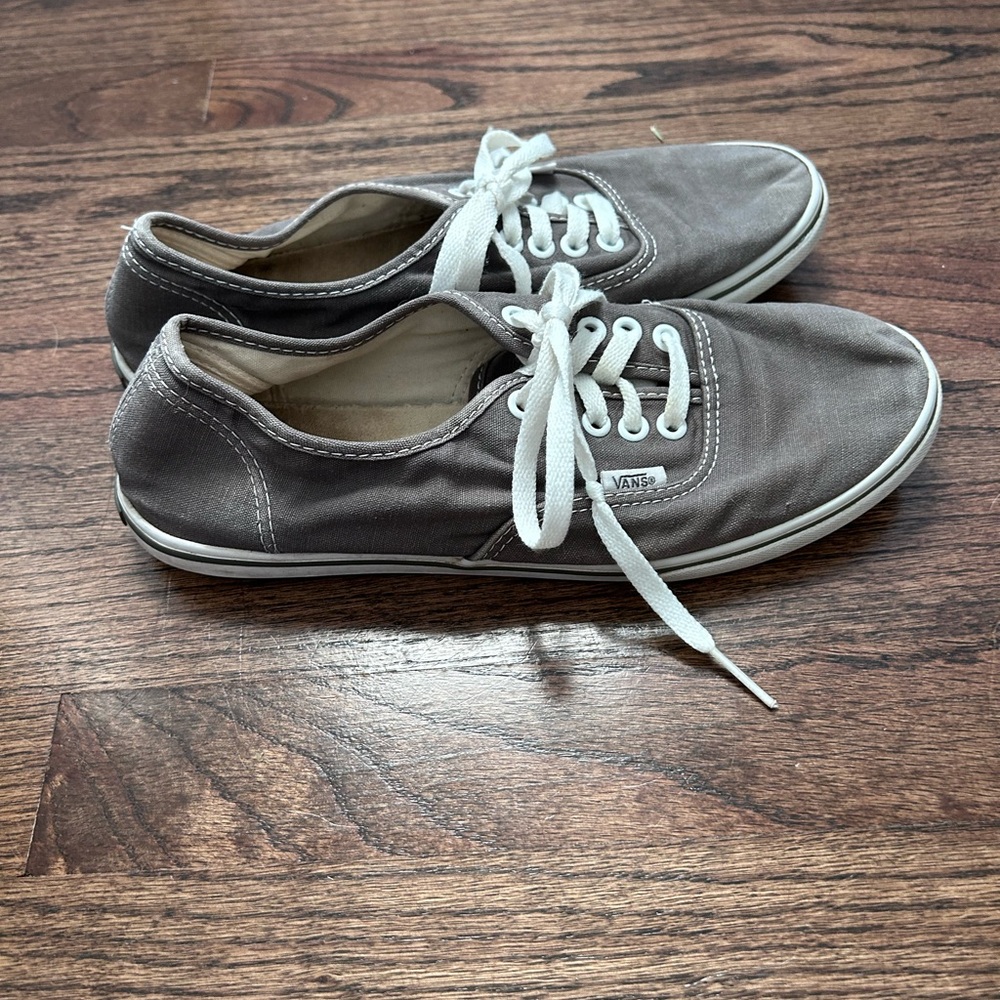 Vans Men's Charcoal Canvas Sneakers
